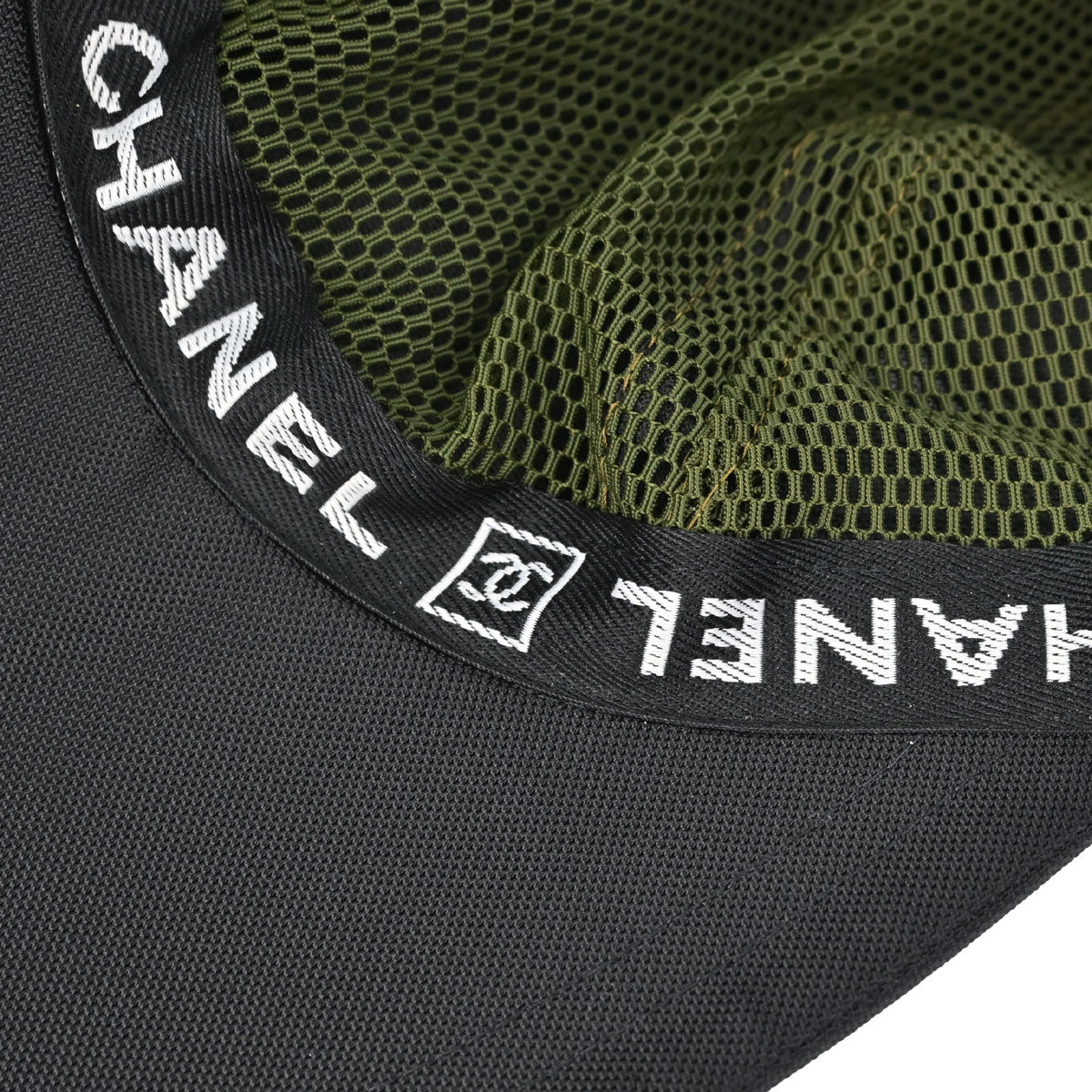Chanel Sport Line Black #M Cap Hat Small Good