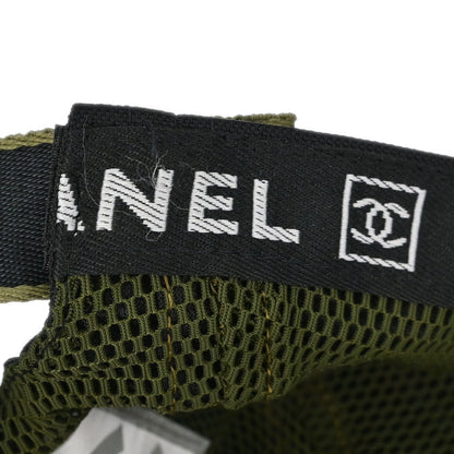 Chanel Sport Line Black #M Cap Hat Small Good
