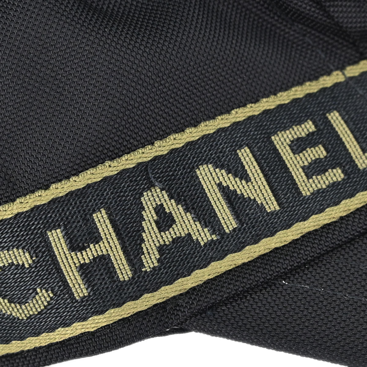 Chanel Sport Line Black #M Cap Hat Small Good