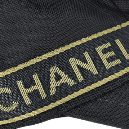 Chanel Sport Line Black #M Cap Hat Small Good