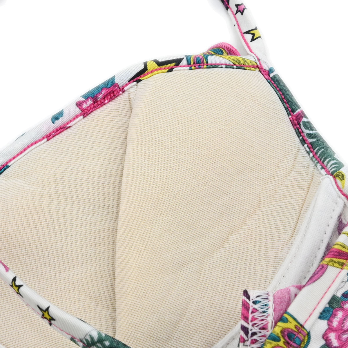 Christian Dior Swimwear Swimsuit Print White #90 #38