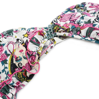 Christian Dior Swimwear Swimsuit Print White #90 #38