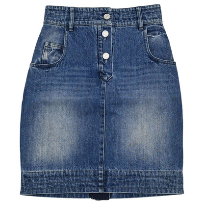 Chanel 2017 Denim Skirt Blue #36