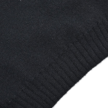 Chanel 2005 Sleeveless Cashmere Top Sequins Beads Black #38