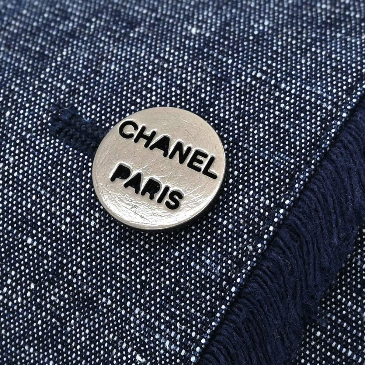 Chanel 2000 Vest Denim Indigo #40