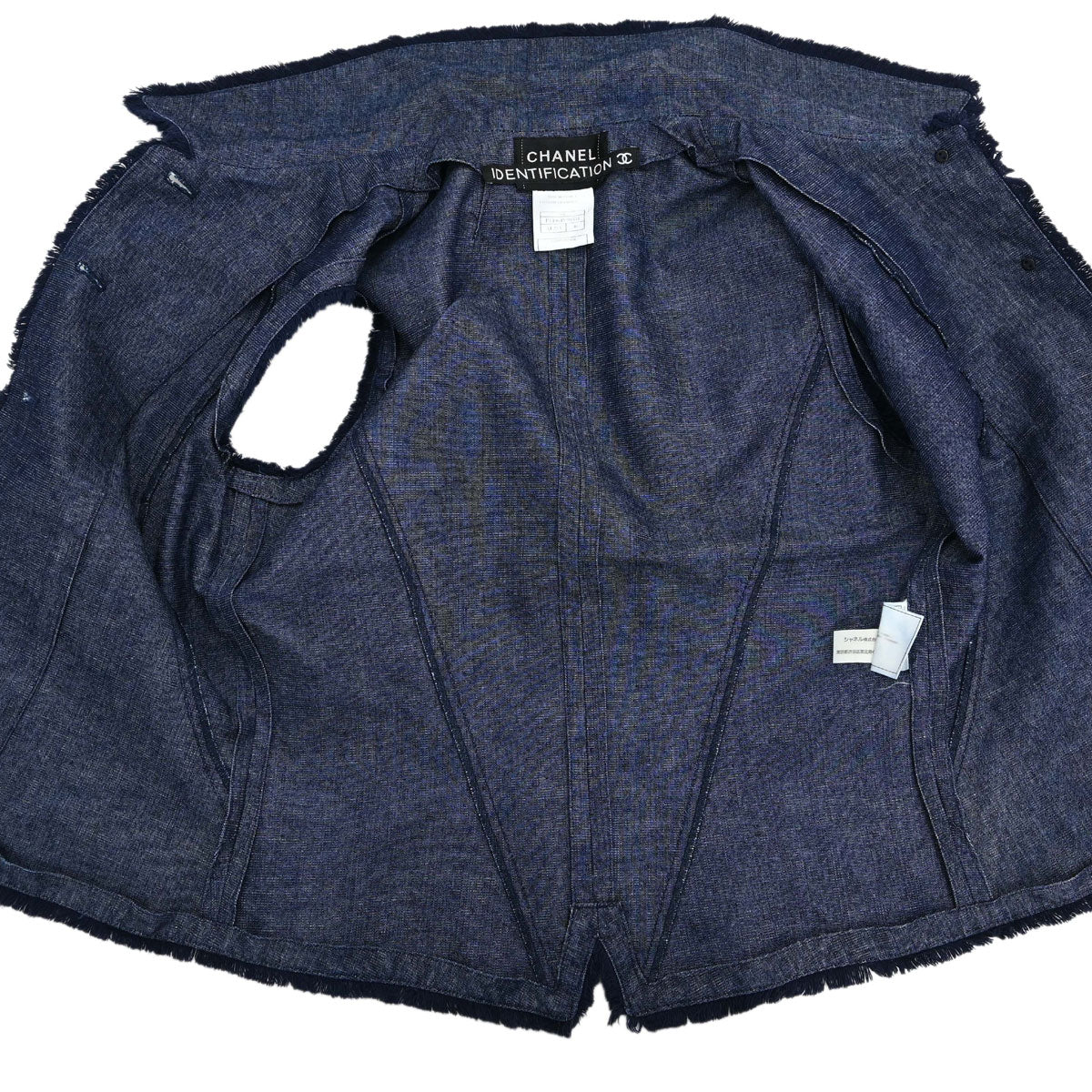 Chanel 2000 Vest Denim Indigo #40