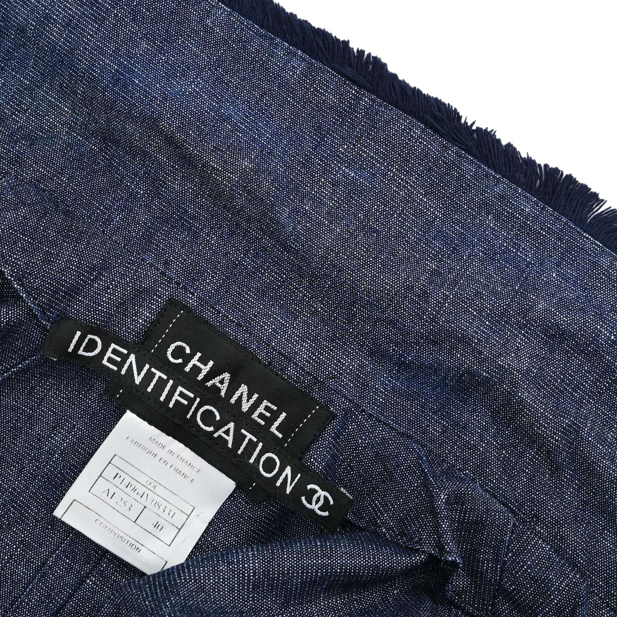 Chanel 2000 Vest Denim Indigo #40