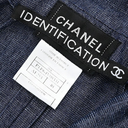 Chanel 2000 Vest Denim Indigo #40