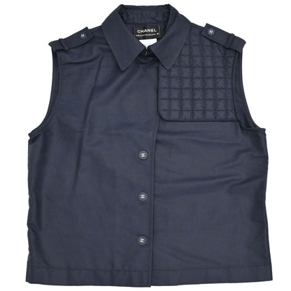 Chanel 2000 Vest Navy #42