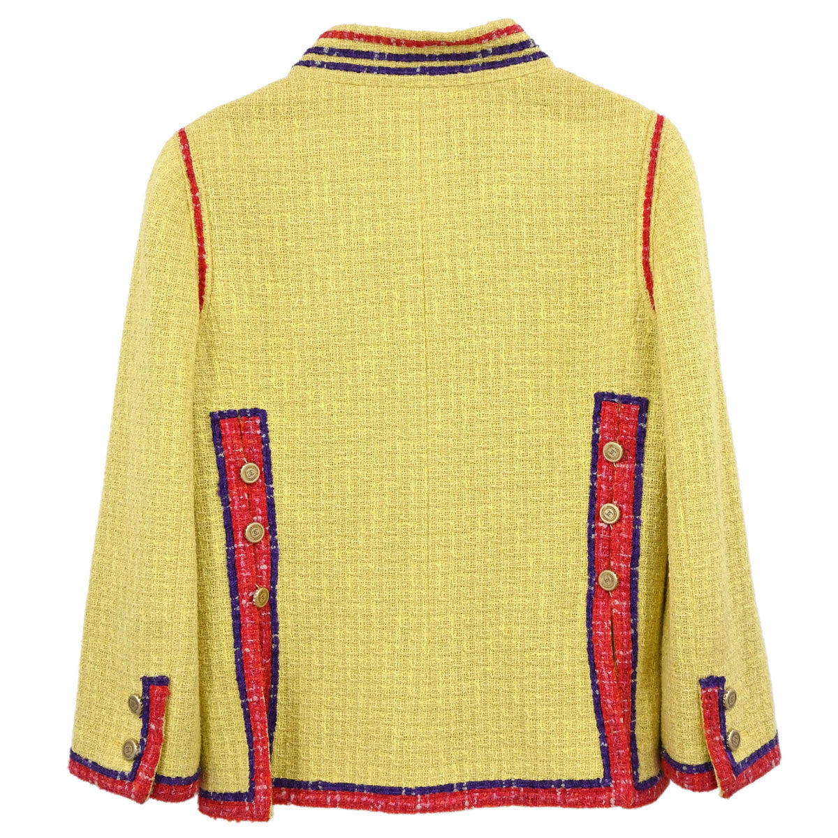 Chanel 2006 Jacket Tweed Yellow #36
