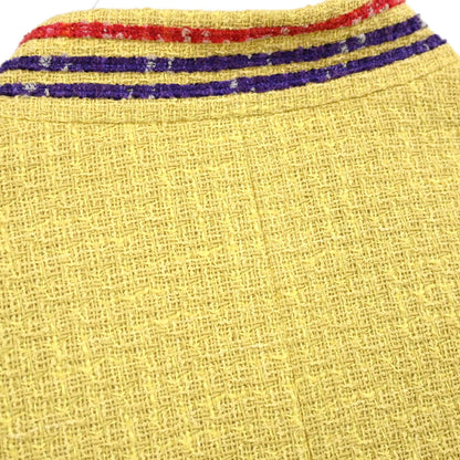 Chanel 2006 Jacket Tweed Yellow #36