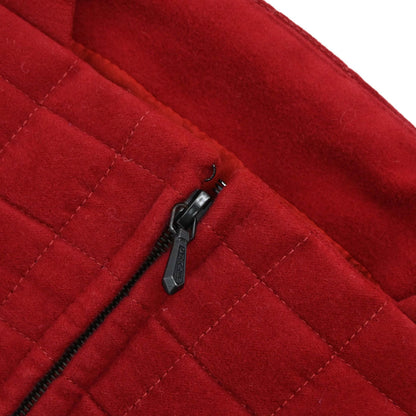 Chanel 2000 Quilted Cotton Sleeveless Top Red #36