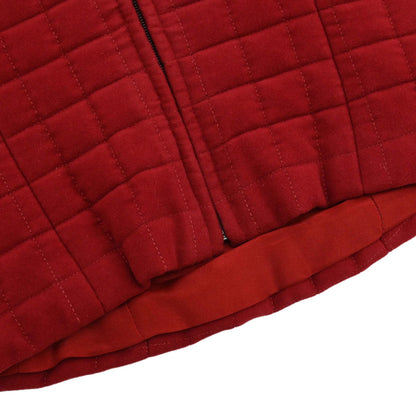 Chanel 2000 Quilted Cotton Sleeveless Top Red #36