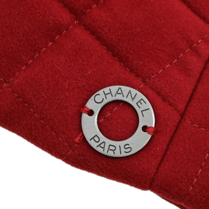 Chanel 2000 Quilted Cotton Sleeveless Top Red #36