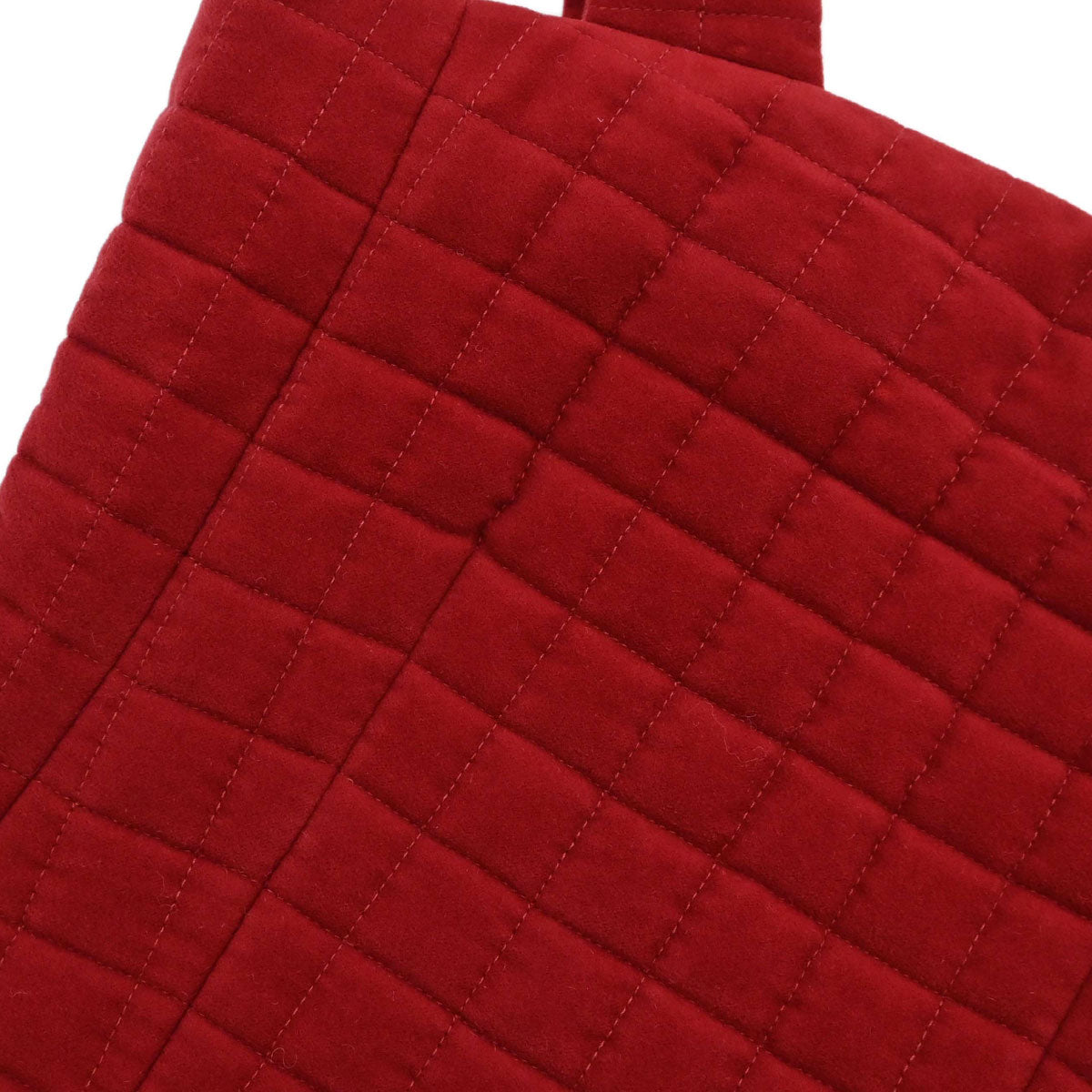 Chanel 2000 Quilted Cotton Sleeveless Top Red #36