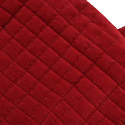 Chanel 2000 Quilted Cotton Sleeveless Top Red #36