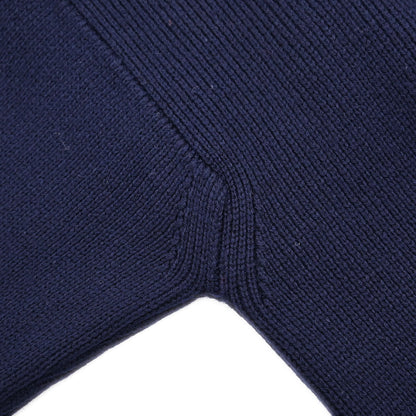 Chanel Turtleneck Sweater Knit Top Navy