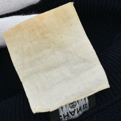 Chanel Turtleneck Sweater Knit Top Navy