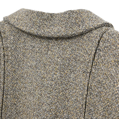 Chanel 2003 Single Breasted Tweed Jacket Brown #40