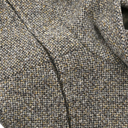 Chanel 2003 Single Breasted Tweed Jacket Brown #40