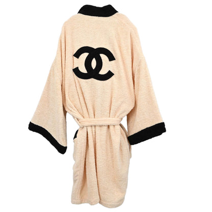 Chanel Belted Bathrobe Style Coat Gown Ivory 28 #38