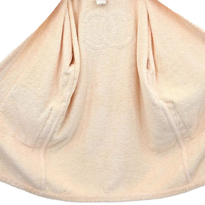 Chanel Belted Bathrobe Style Coat Gown Ivory 28 #38