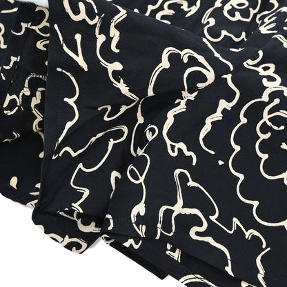 Chanel Short Pants All-over Print Black #38