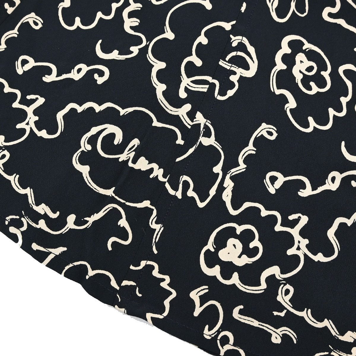 Chanel Short Pants All-over Print Black #38