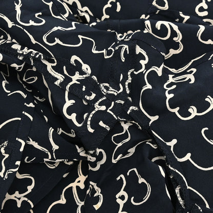 Chanel Short Pants All-over Print Black #38