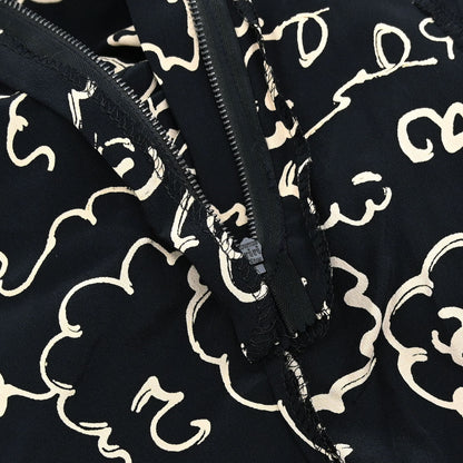 Chanel Short Pants All-over Print Black #38