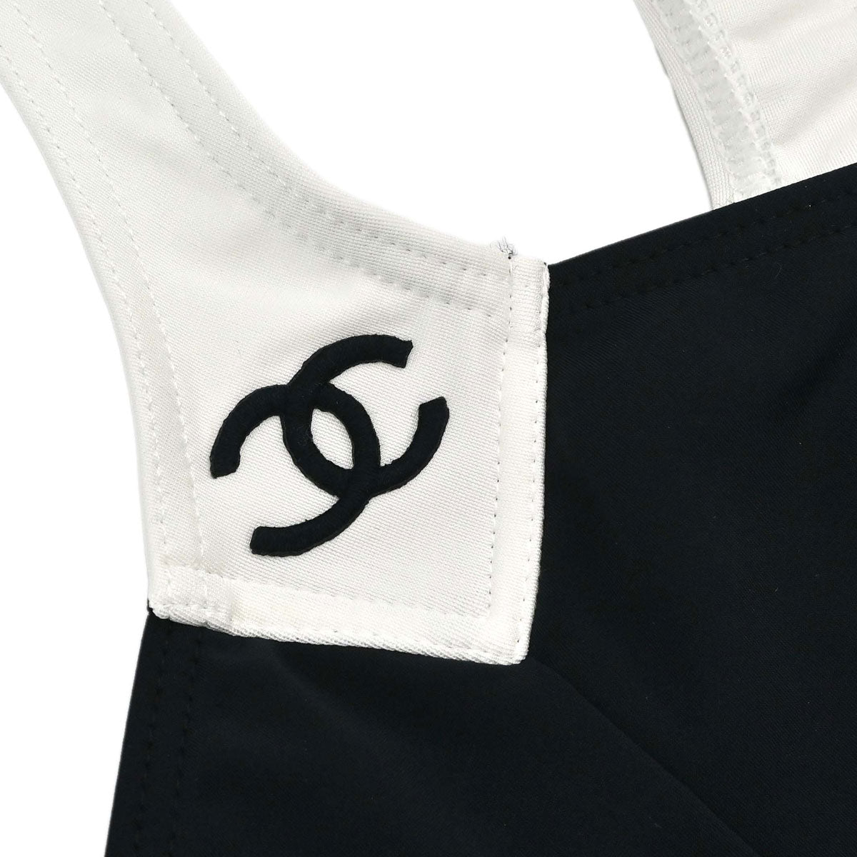 Chanel Swimwear Swimsuit Black White #36