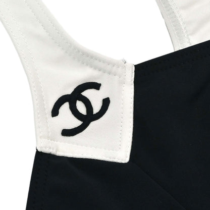 Chanel Swimwear Swimsuit Black White #36