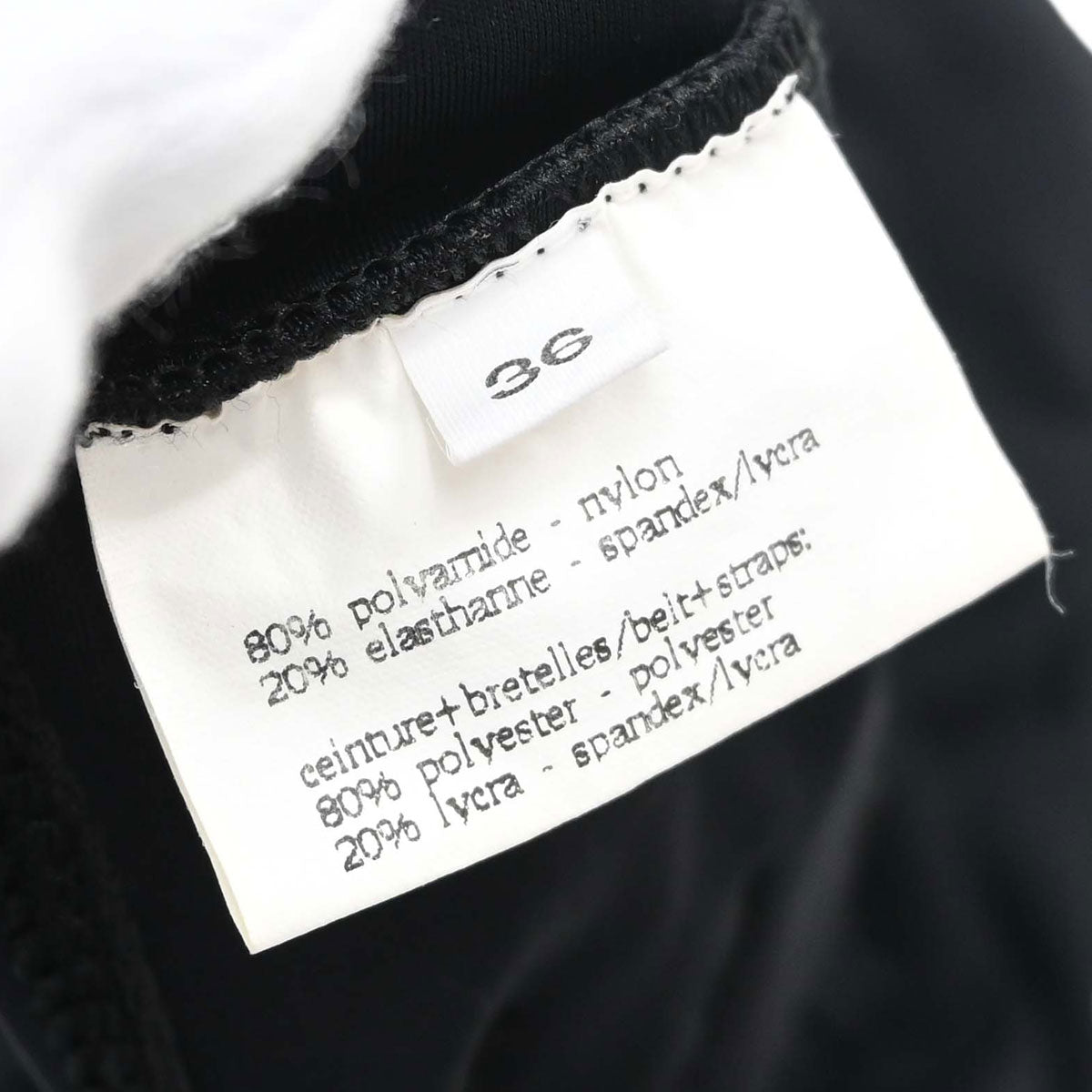 Chanel Swimwear Swimsuit Black White #36