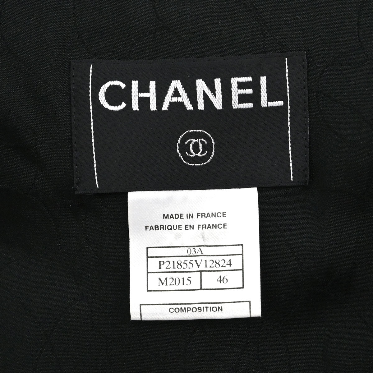 Chanel 2003 Mink Fur Trim Tweed Jacket #46