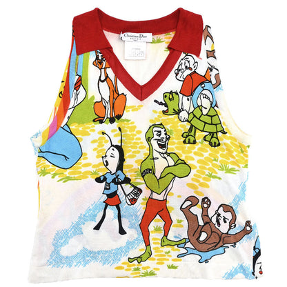 Christian Dior 2002 John Galliano Cartoon Print Sleeveless #40