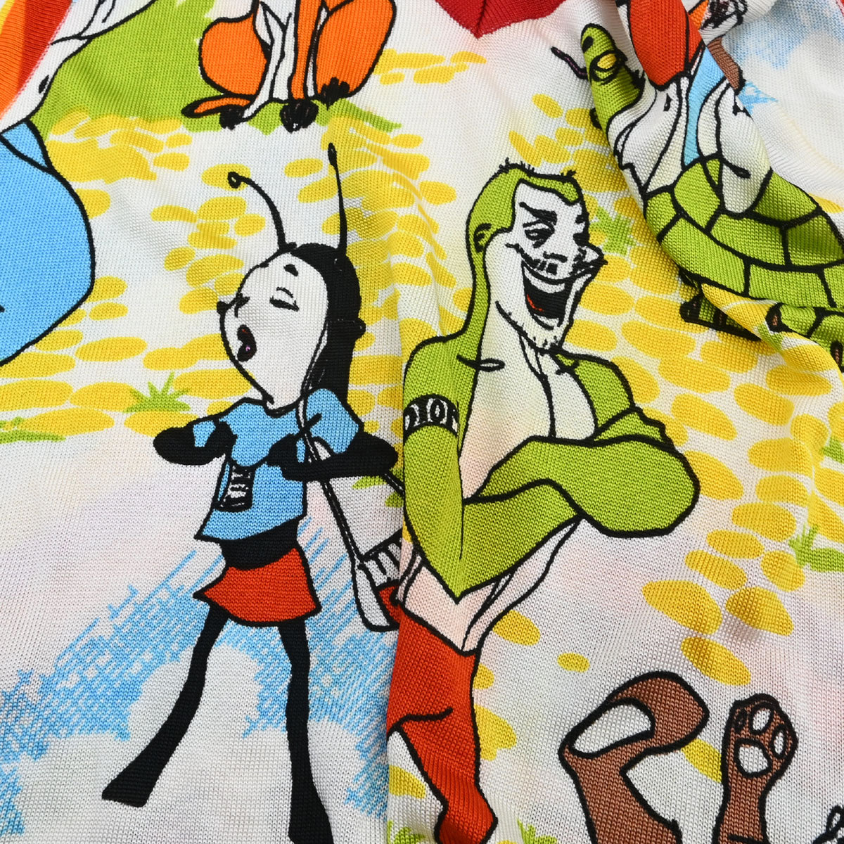 Christian Dior 2002 John Galliano Cartoon Print Sleeveless #40