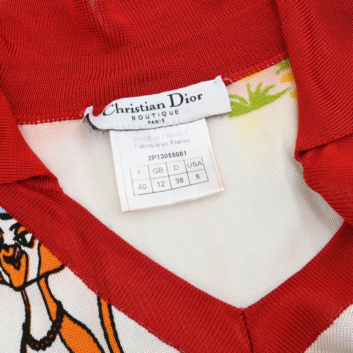 Christian Dior 2002 John Galliano Cartoon Print Sleeveless #40