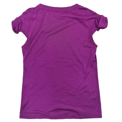 Yves Saint Laurent French Sleeves Top Purple #34