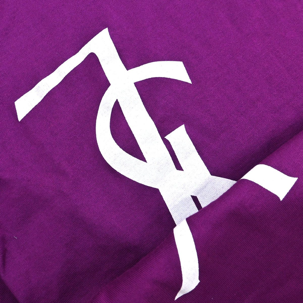Yves Saint Laurent French Sleeves Top Purple #34