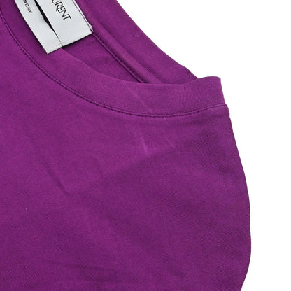Yves Saint Laurent French Sleeves Top Purple #34