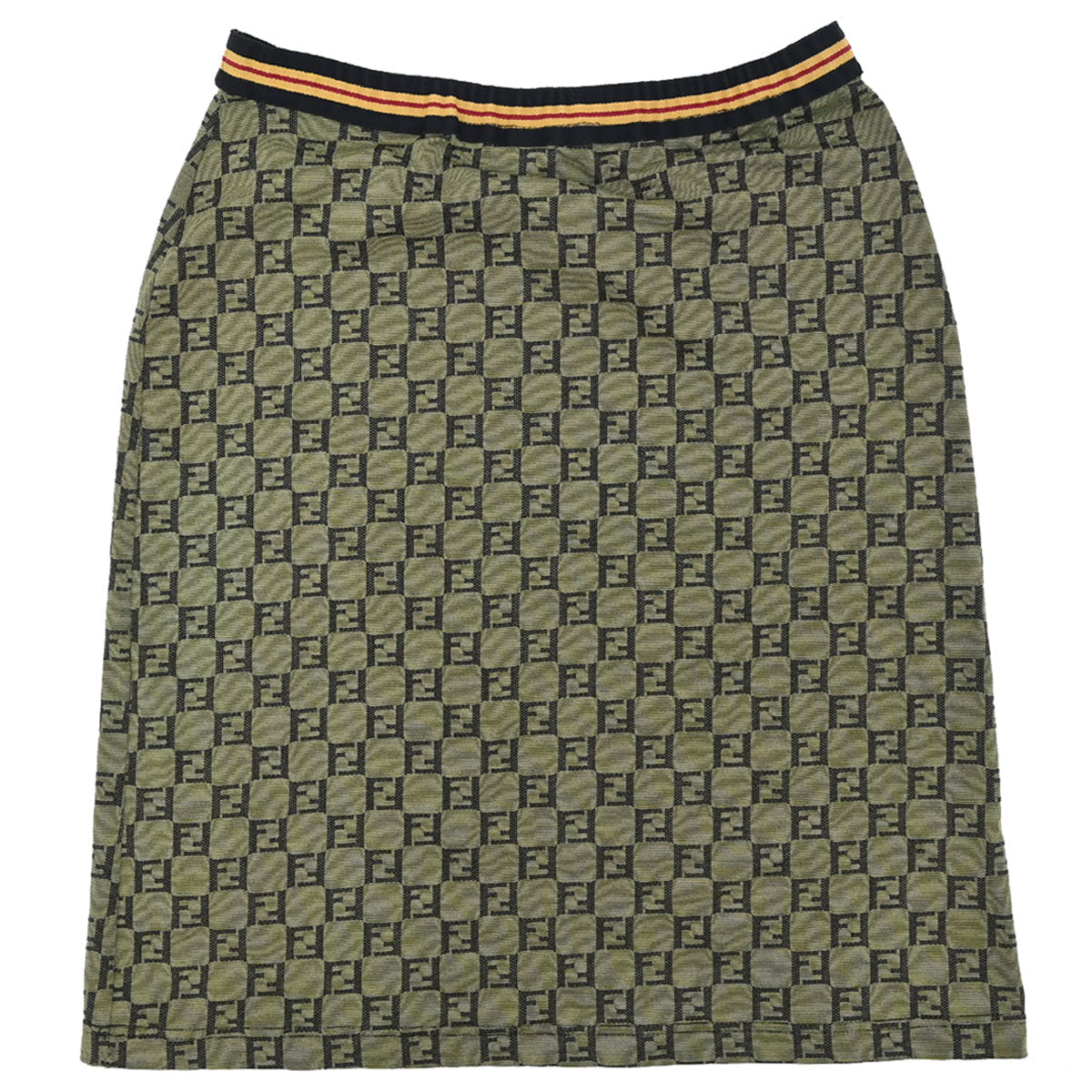 Fendi Zucchino Skirt Khaki #42