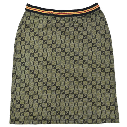 Fendi Zucchino Skirt Khaki #42