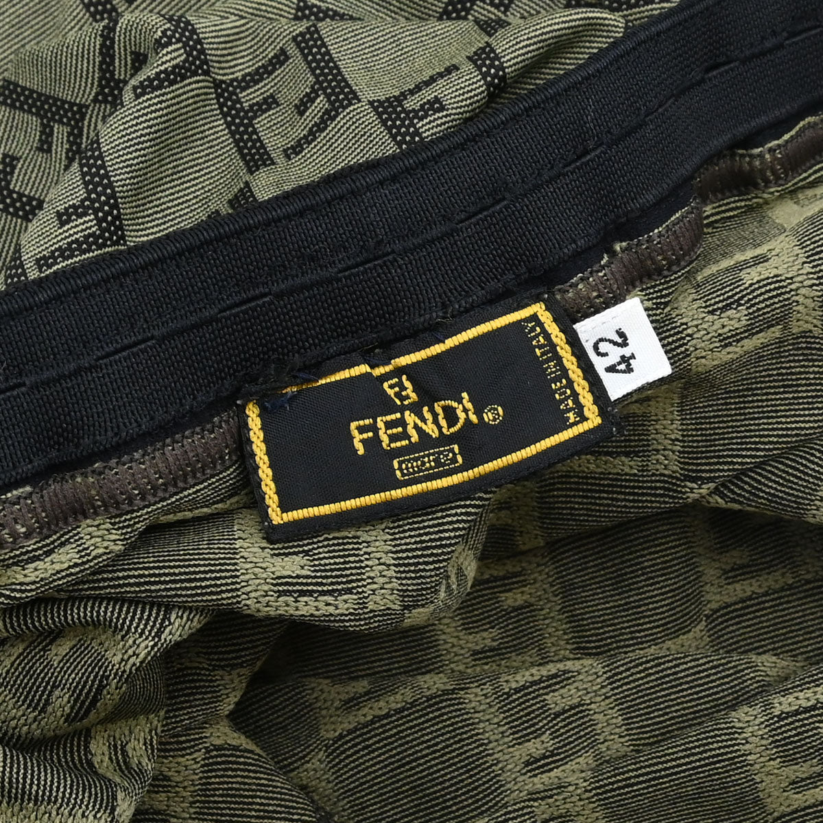 Fendi Zucchino Skirt Khaki #42