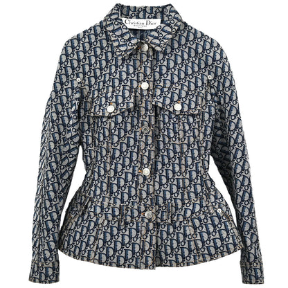 Christian Dior 2005 Denim Trotter Jacket Navy #38