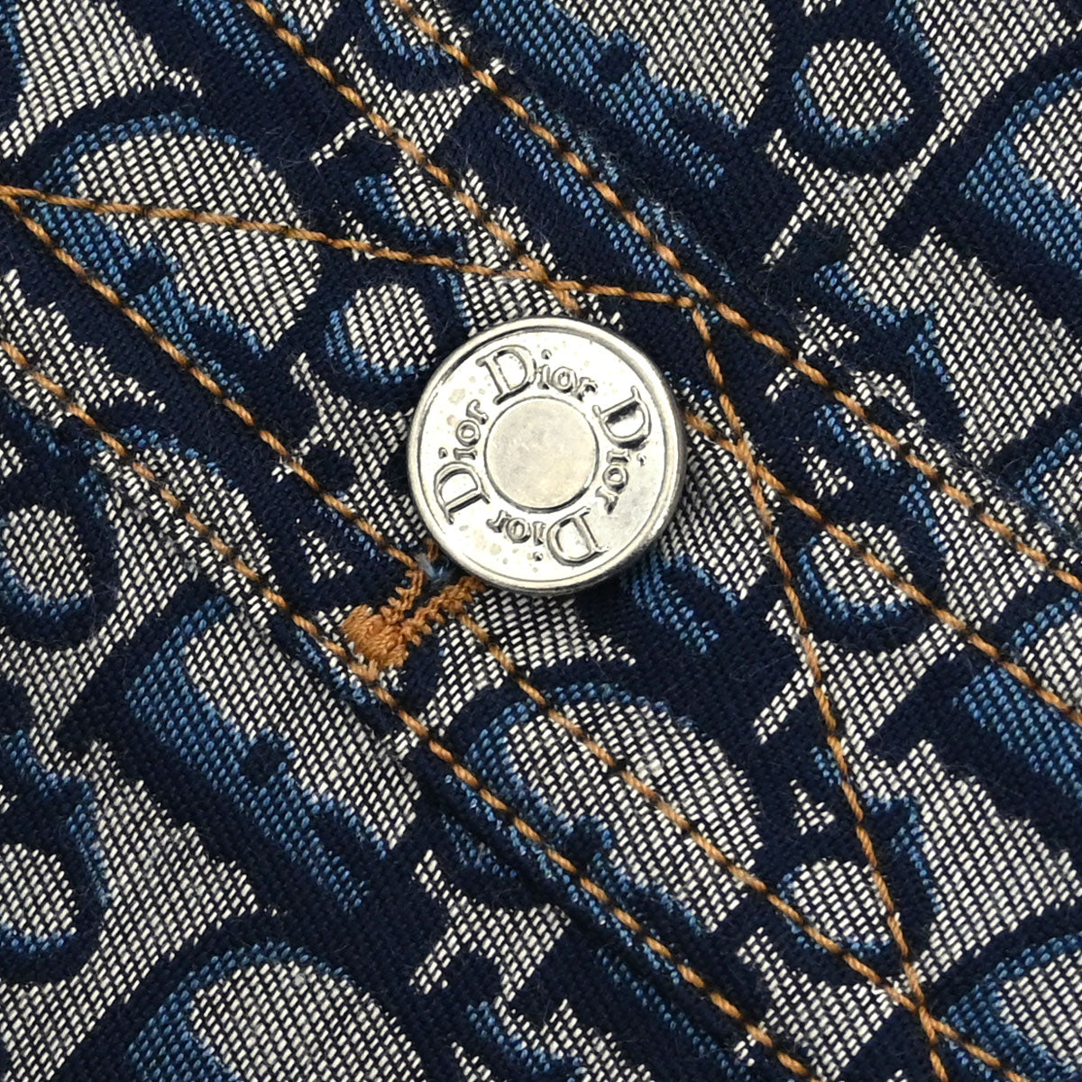Christian Dior 2005 Denim Trotter Jacket Navy #38