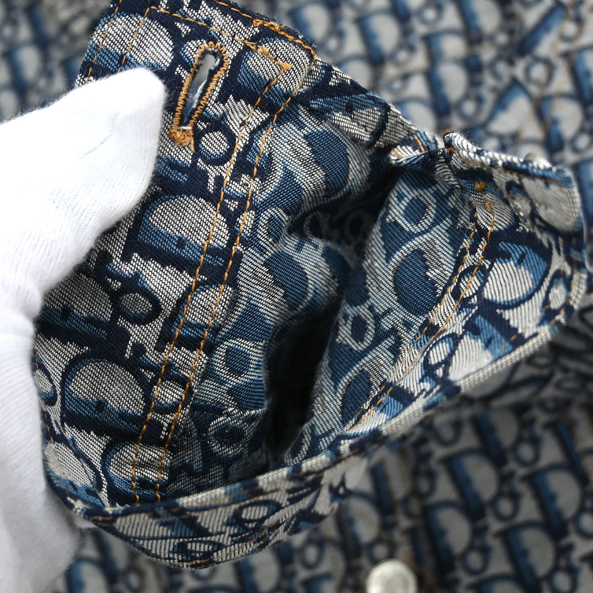 Christian Dior 2005 Denim Trotter Jacket Navy #38