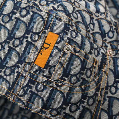 Christian Dior 2005 Denim Trotter Jacket Navy #38