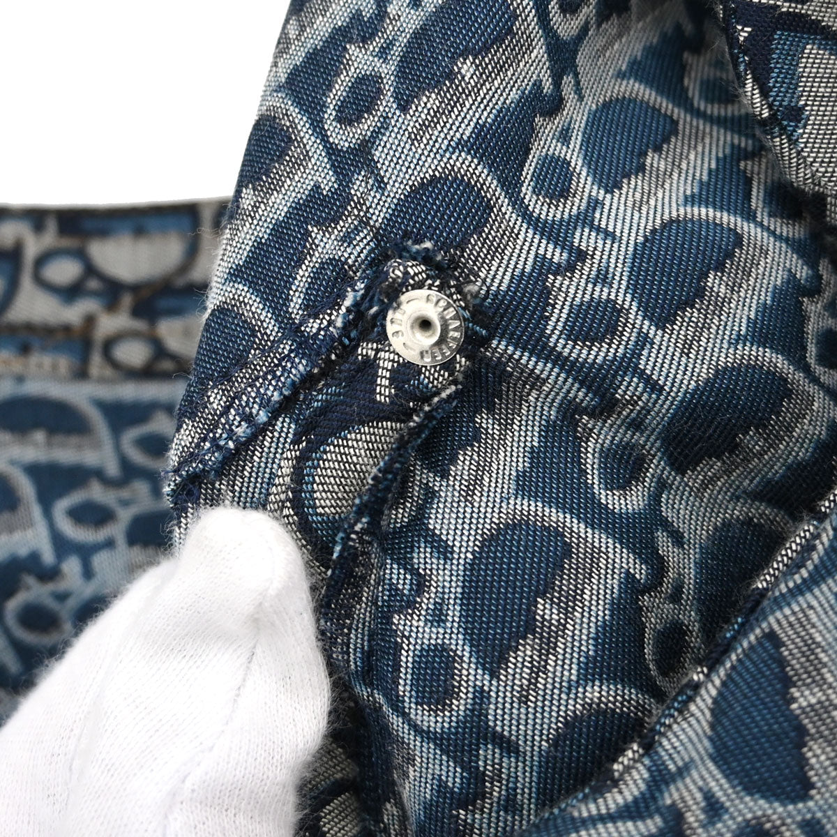 Christian Dior 2005 Denim Trotter Jacket Navy #38