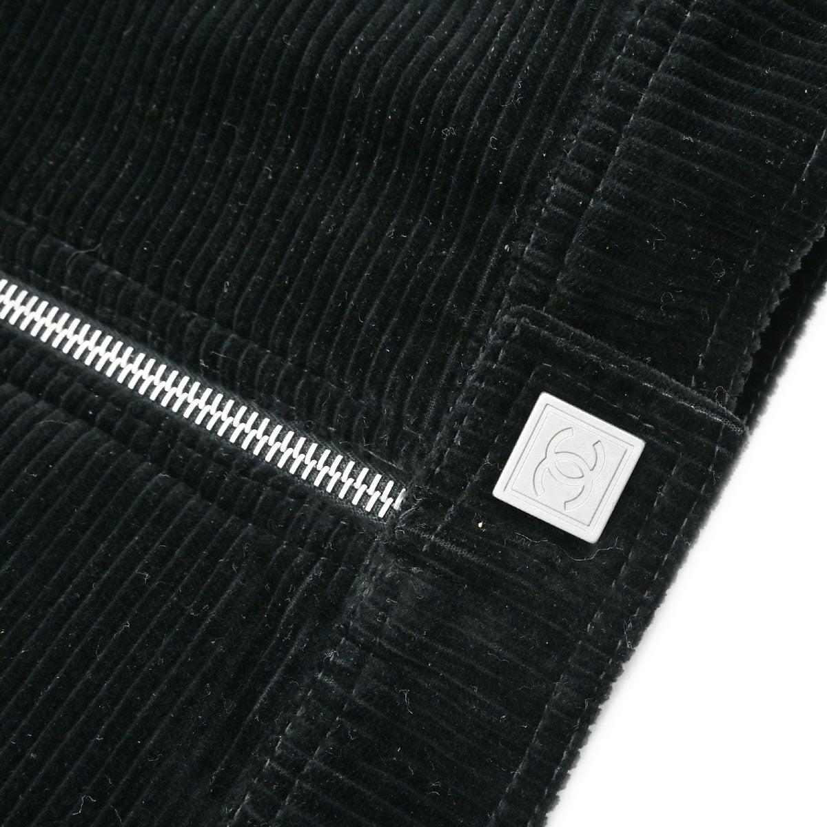Chanel 2003 Sport Line Zip Up Jacket Black #36