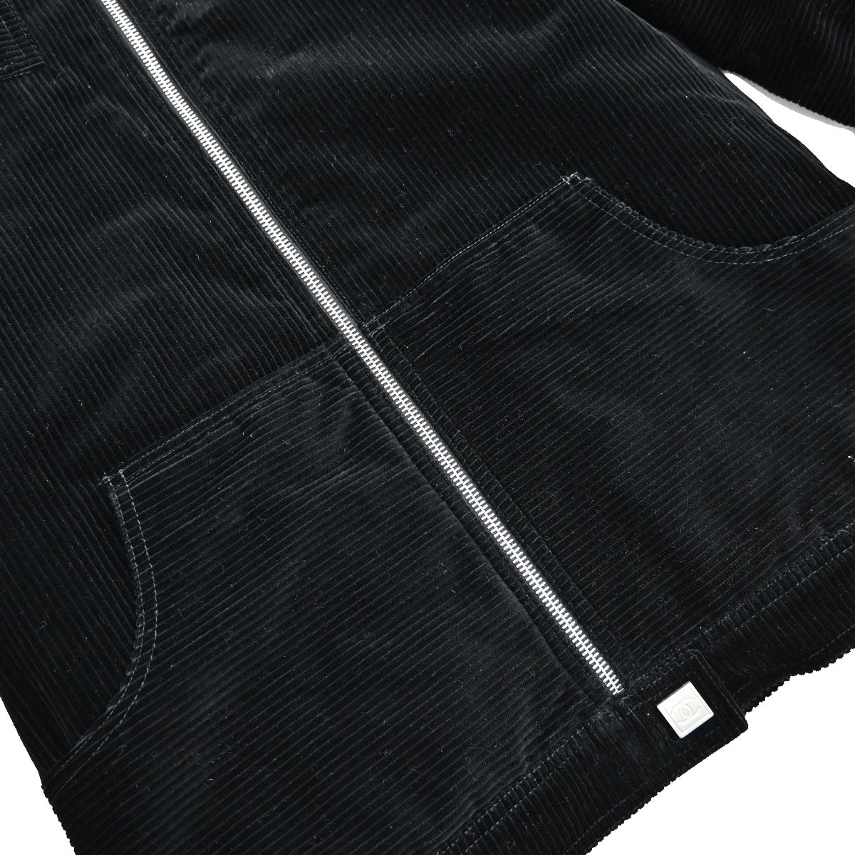 Chanel 2003 Sport Line Zip Up Jacket Black #36
